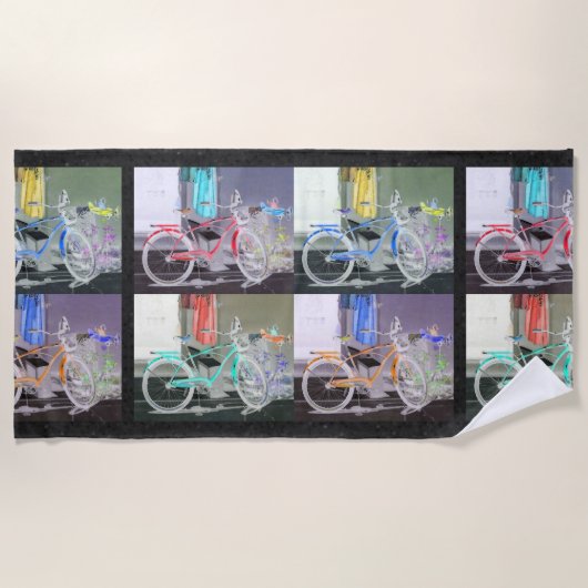 Key West Bicycle Strandlaken (Voorkant)