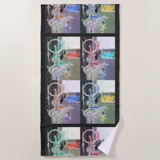 Key West Bicycle Strandlaken (Voorkant)