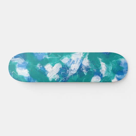 Key West Blue Half Pipe Persoonlijk Skateboard (Horizontaal)