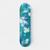 Key West Blue Half Pipe Persoonlijk Skateboard (Voorkant)
