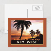 KEY WEST BRIEFKAART (Voorkant / Achterkant)