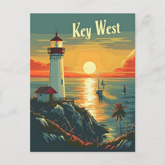 Key West Briefkaart (Voorkant)