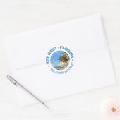 Key West (C) Ronde Sticker (Envelop)