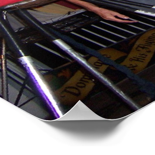 Key West Cat Man Poster (Hoek)