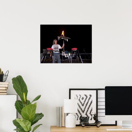 Key West Cat Man Poster (Thuiskantoor)