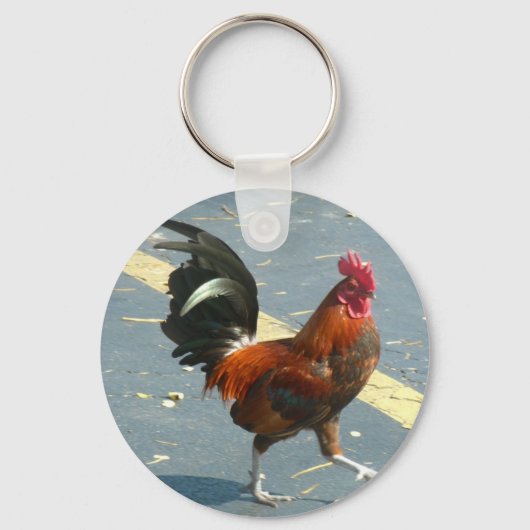 Key West Chicken Sleutelhanger (Voorkant)