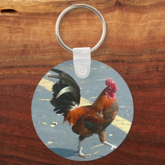 Key West Chicken Sleutelhanger (Voorkant)