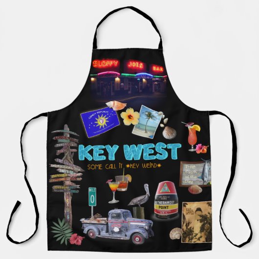 Key West Collage Schort (Voorkant)