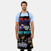 Key West Collage Schort (Gedragen)