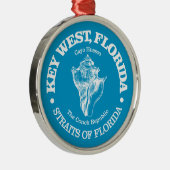 Key West (conch) Metalen Ornament (Rechts)