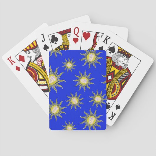 Key West Conch Republic Sun Summer Beach Pokerkaarten (Achterkant)