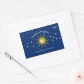 KEY WEST - CONCH REPUBLIEK FL RECHTHOEKIGE STICKER (Envelop)