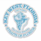 Key West (conch) Sticker (Voorkant)