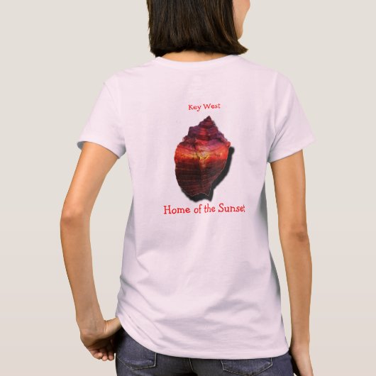 Key West Conch sunset shirt (Achterkant)