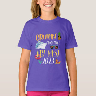 key west Cruise 2023 Familie Vrienden Groep Reizen T-shirt