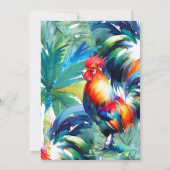 Key West Destination Wedding repetitie diner Kaart (Achterkant)