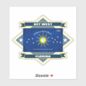 Key West diamant Sticker (Vel)