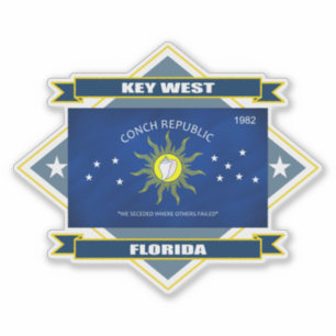 Key West diamant Sticker