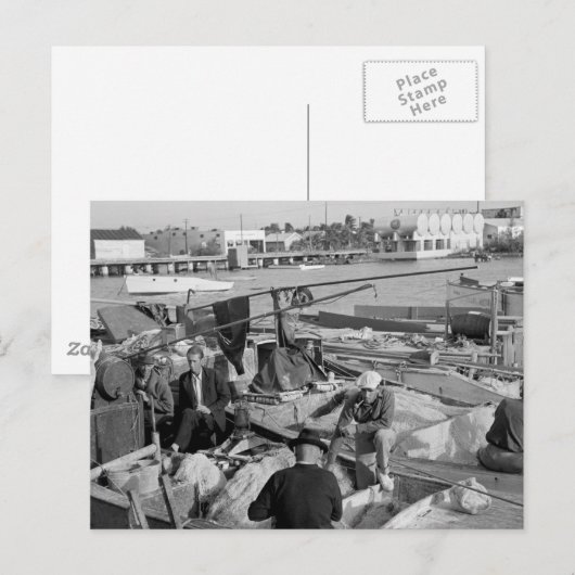 Key West Fishermen, 1930 Briefkaart (Voorkant / Achterkant)