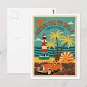 Key West FL Conch Republiek Retro Briefkaart (Voorkant / Achterkant)