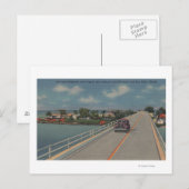 Key West, FL - Highway between Mainland & Keys Briefkaart (Voorkant / Achterkant)