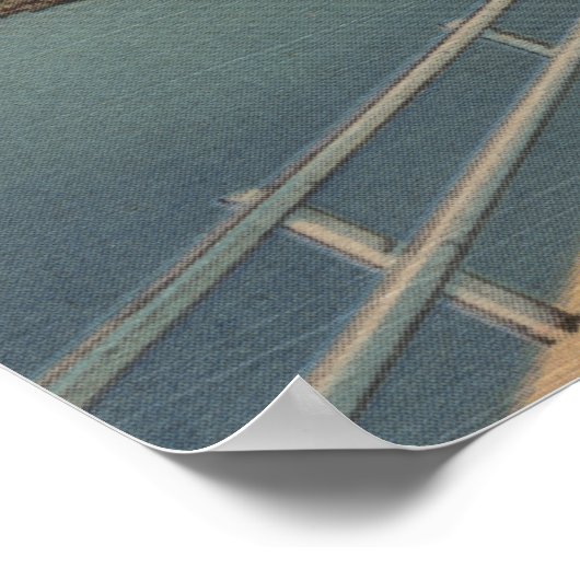 Key West, FL - Highway between Mainland & Keys Poster (Hoek)