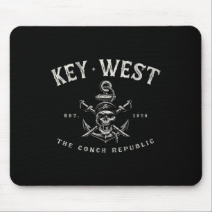 Key West Fl Rebel Pirate Vaart Scuba Vissen Uitrus Muismat