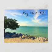 Key West, FL Rocky Shore Briefkaart (Voorkant)