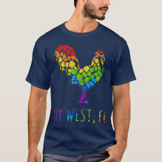 Key West FL RoosterChicken Fantasy Souvenir T-shirt
