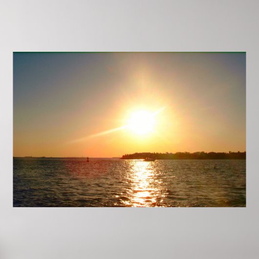 Key West, FL Sunset Poster (Voorkant)