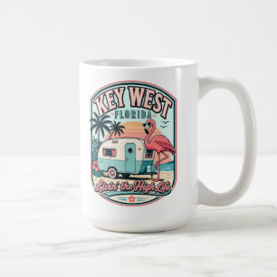 Key West Flamingo Kampeerwagen Florida Keys Levens Koffiemok