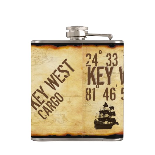 Key West Flask Heupfles (Achterkant)