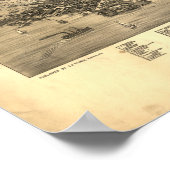 Key West Florida 1884 Panoramic Map Poster (Hoek)