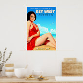 Key West Florida America's Best Reisposter Poster (Keuken)