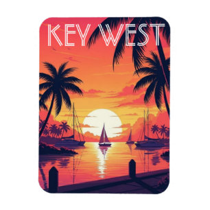 Key West Florida Ansichtkaart Magneet