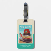 Key West | Florida Bagagelabel (Achterkant verticaal)