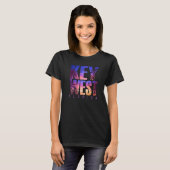 Key West Florida Beach Summer Vacking Matching Fa T-shirt (Voorkant volledig)