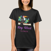 Key West Florida Beach Toucan T-shirt (Voorkant)