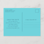 Key West Florida Beach Wedding Aankondigingskaart (Achterkant)