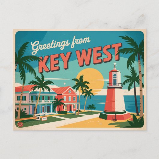 Key West, Florida Briefkaart (Voorkant)