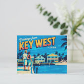 Key West, Florida Briefkaart (Staand voorkant)
