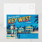 Key West, Florida Briefkaart (Voorkant / Achterkant)