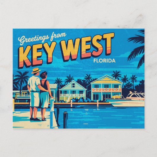 Key West, Florida Briefkaart (Voorkant)