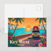 Key West Florida Briefkaart (Voorkant / Achterkant)