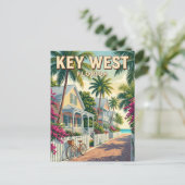 Key West Florida Briefkaart (Staand voorkant)