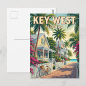 Key West Florida Briefkaart (Voorkant / Achterkant)