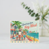 Key West, Florida Briefkaart (Staand voorkant)