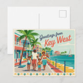 Key West, Florida Briefkaart (Voorkant / Achterkant)