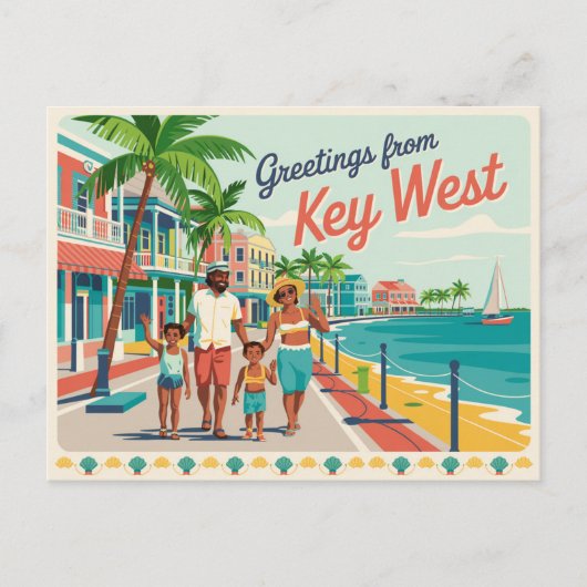 Key West, Florida Briefkaart (Voorkant)