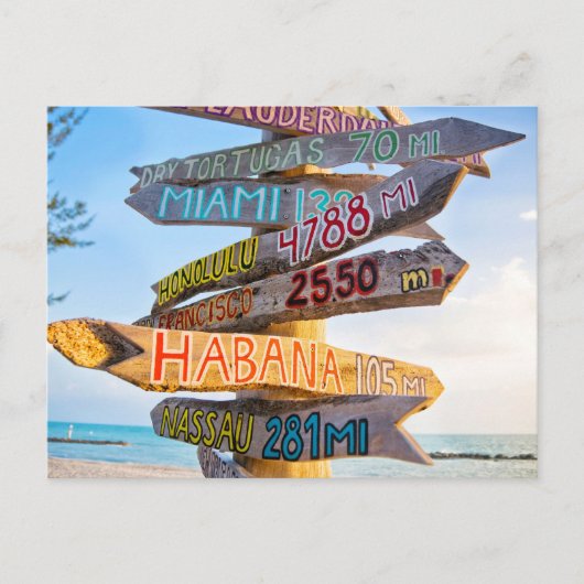 Key West, Florida Briefkaart (Voorkant)